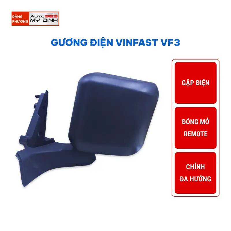 Gương Điện VF3 Lắp Đặt Zin 100% Không Độ Chế – Giải Pháp Tiện Dụng Cho Xe VinFast VF3